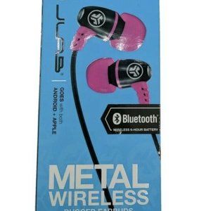 JLAB METAL WIRELESS Rugged Earbuds (BlackPink)